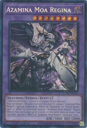 Azamina Moa Regina (MP25-EN105) - 2025 Mega-Pack Prismatic Secret Rare 1st Edition