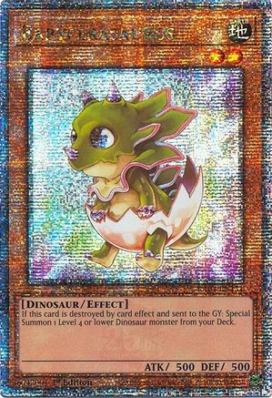 Babycerasaurus (Quarter Century Secret Rare) (RA04-EN131) - Quarter Century Stampede Quarter Century Secret Rare 1st Edition
