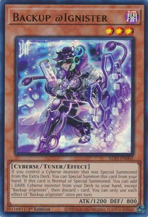 Backup @Ignister (ALIN-EN002) - Alliance Insight Ultra Rare 1st Edition