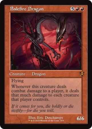 Balefire Dragon (Retro Frame) - 0479