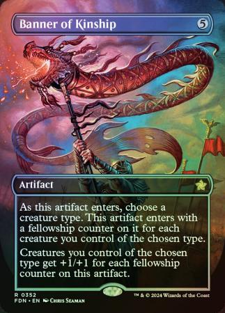 Banner of Kinship (Borderless) - 0352 - Foil