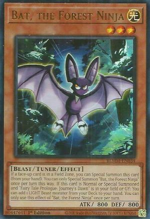 Bat, the Forest Ninja (BLMM-EN034) - Battles of Legend: Monster Mayhem Ultra Rare 1st Edition