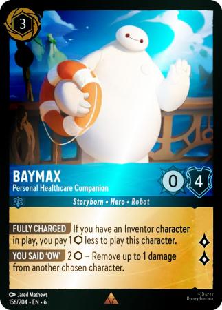 Baymax - Personal Healthcare Companion - 156/204 - Rare Cold Foil
