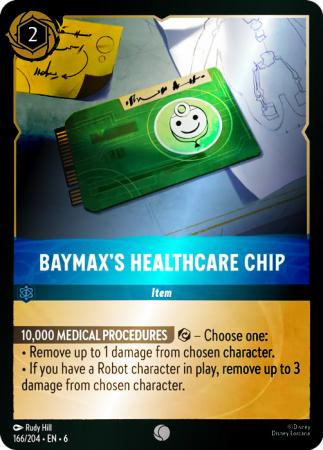 Baymax's Healthcare Chip - 166/204 - Common Cold Foil