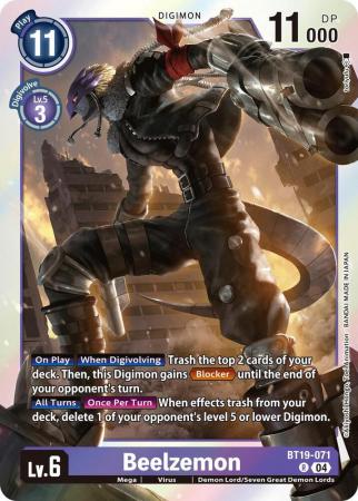 Beelzemon - BT19-071 R - Rare