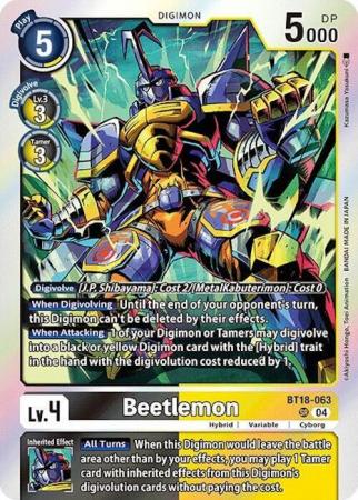 Beetlemon - BT18-063 SR - Super Rare