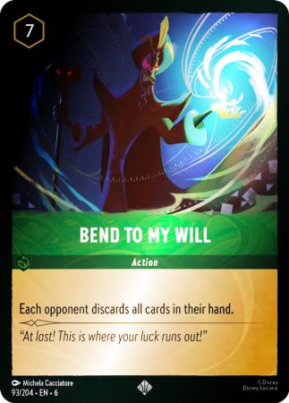 Bend to My Will - 93/204 - Super Rare Cold Foil