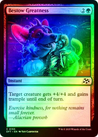 Bestow Greatness - 0155 - Foil
