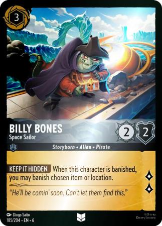 Billy Bones - Space Sailor - 185/204 - Uncommon Cold Foil