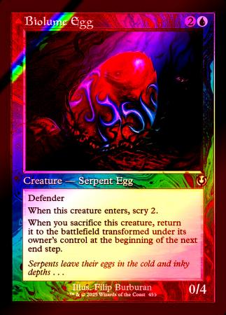 Biolume Egg (Retro Frame) - 0455 - Foil