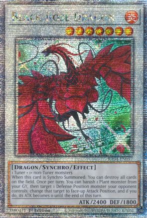 Black Rose Dragon (Alternate Art) (Quarter Century Secret Rare) (RA04-EN057) - Quarter Century Stampede Quarter Century Secret Rare 1st Edition