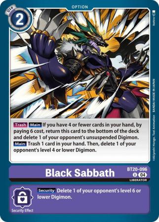 Black Sabbath - BT20-096 U - Uncommon