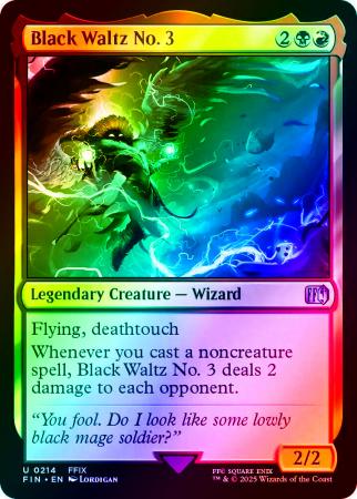 Black Waltz No. 3 - 0214 - Foil