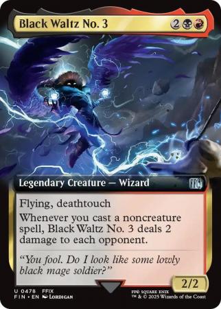 Black Waltz No. 3 (Extended Art) - 0478
