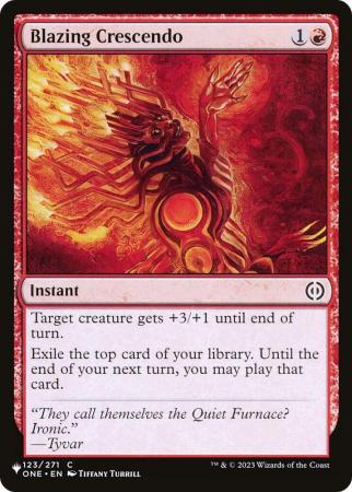 Blazing Crescendo - 123