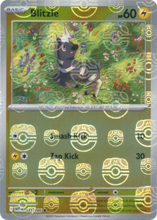 Blitzle (Master Ball Pattern) - 031/086 - Common Reverse Holo