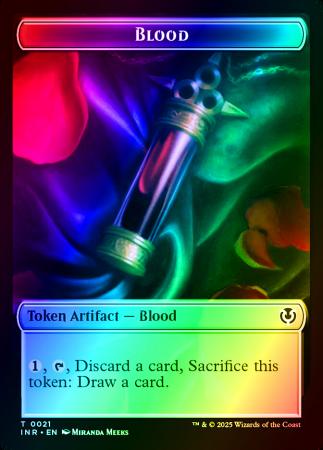 Blood // Clue Double-Sided Token - 21 // 22 - Foil