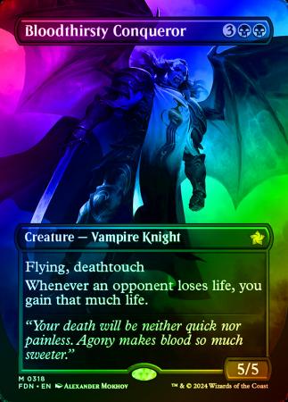 Bloodthirsty Conqueror (Borderless) - 0318 - Foil