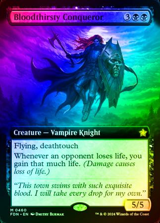 Bloodthirsty Conqueror (Extended Art) - 0460 - Foil
