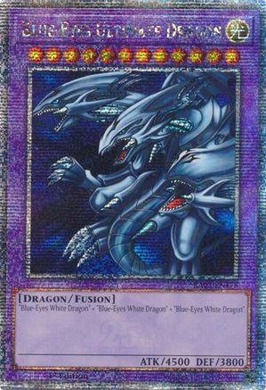 Blue-Eyes Ultimate Dragon (Quarter Century Secret Rare) (RA03-EN178) - Quarter Century Bonanza Quarter Century Secret Rare 1st Edition