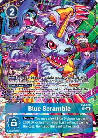 Blue Scramble (Alternate Art) (Gabumon) - LM-028 P - Promo