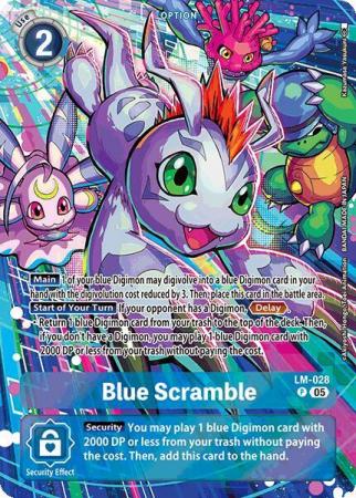 Blue Scramble (Alternate Art) - LM-028 P - Promo