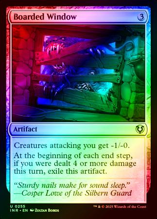 Boarded Window - 0255 - Foil