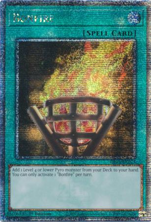Bonfire (Quarter Century Secret Rare) (RA03-EN073) - Quarter Century Bonanza Quarter Century Secret Rare 1st Edition