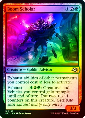 Boom Scholar - 0189 - Foil