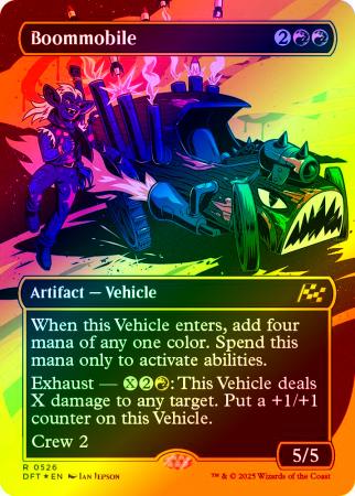 Boommobile (Borderless) (First-Place Foil) - 0526 - Foil