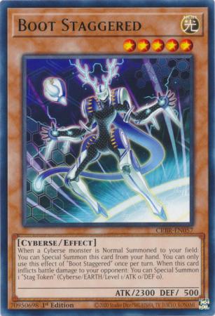 Boot Staggered (CRBR-EN057) - Crossover Breakers Rare 1st Edition