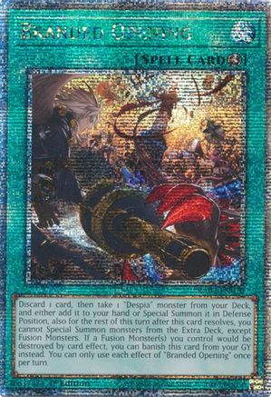 Branded Opening (Quarter Century Secret Rare) (RA03-EN070) - Quarter Century Bonanza Quarter Century Secret Rare 1st Edition