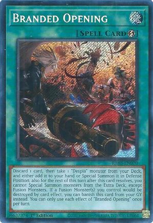 Branded Opening (Secret Rare) (RA03-EN070) - Quarter Century Bonanza Secret Rare 1st Edition