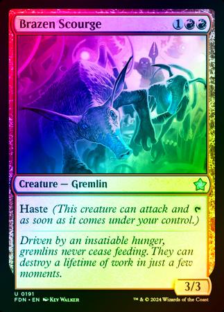 Brazen Scourge - 0191 - Foil