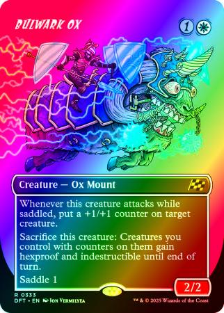 Bulwark Ox (Borderless) - 0333 - Foil