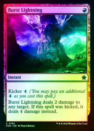 Burst Lightning - 0192 - Foil