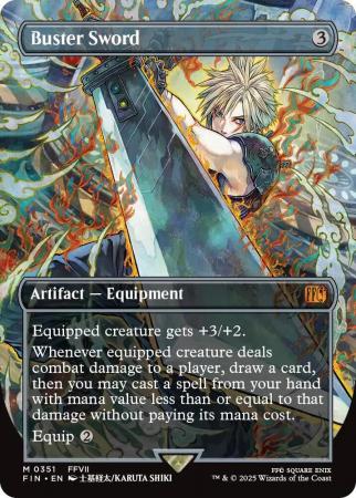 Buster Sword (Borderless) - 0351