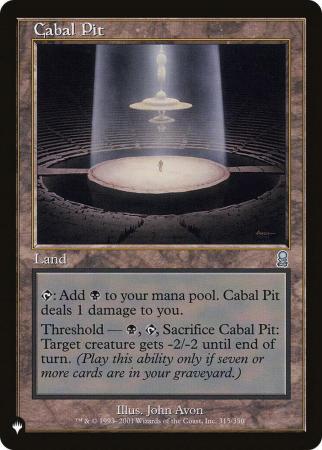 Cabal Pit - 315