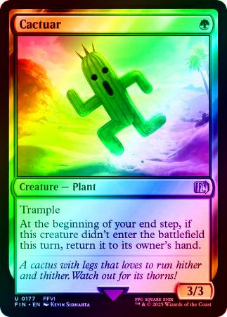Cactuar - 0177 - Foil