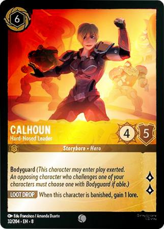 Calhoun - Hard-Nosed Leader - 032/204 - Common Cold Foil