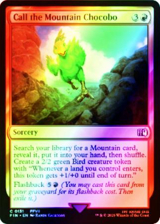 Call the Mountain Chocobo - 0131 - Foil