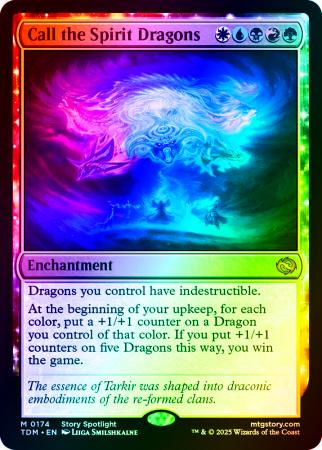 Call the Spirit Dragons - 0174 - Foil