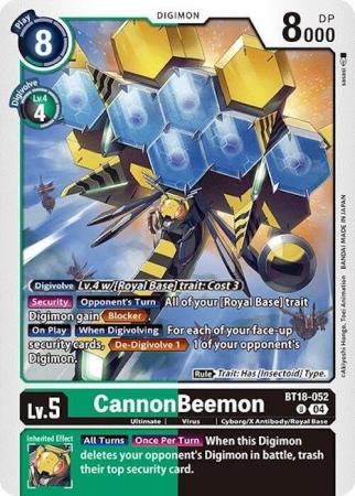 CannonBeemon - BT18-052 U - Uncommon