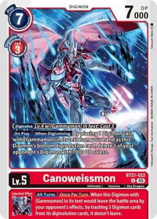 Canoweissmon - BT21-022 U - Uncommon