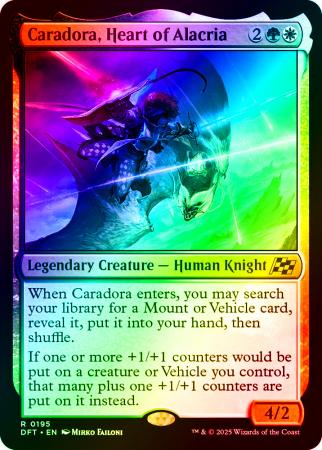 Caradora, Heart of Alacria - 0195 - Foil