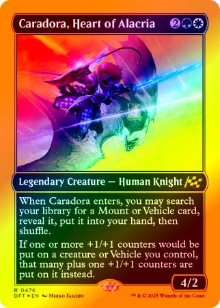 Caradora, Heart of Alacria (First-Place Foil) - 0476 - Foil