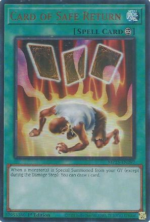 Card of Safe Return (MP25-EN297) - 2025 Mega-Pack Ultra Rare 1st Edition