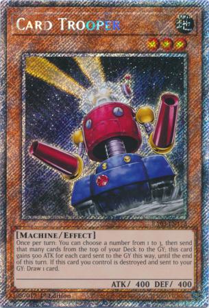 Card of Safe Return(Platinum Secret Rare) (RA03-EN172) - Quarter Century Bonanza Platinum Secret Rare 1st Edition