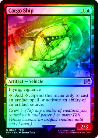 Cargo Ship - 0047 - Foil