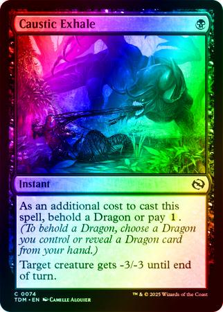 Caustic Exhale - 0074 - Foil